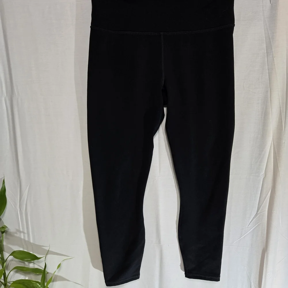 Fabletics Black Matte High-Waisted Leggings
